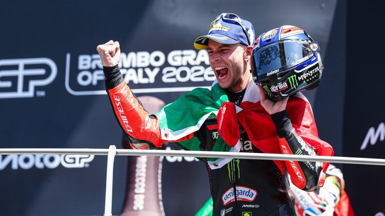Marco Bezzecchi (Aprilia Racing) holt sich den vierten Saisonsieg beim GP von Italien.