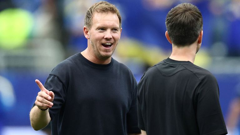 Julian Nagelsmann freut sich über den 7:1-Auftaktsieg bei der WM 2026.