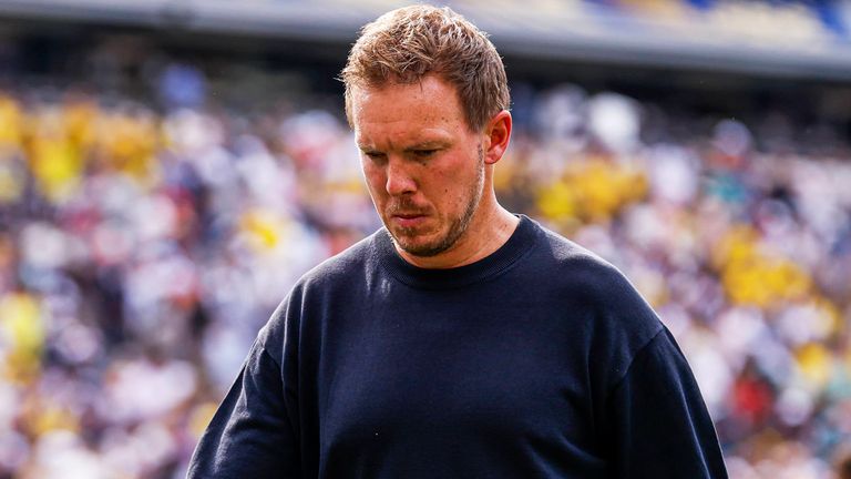 Julian Nagelsmann nach der Niederlage gegen Ecuador.