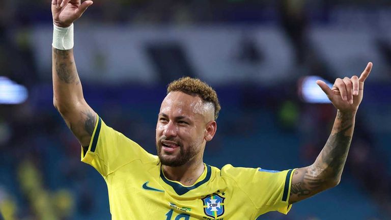 Neymar feierte beim 3:0 gegen Schottland seine Rückkehr.