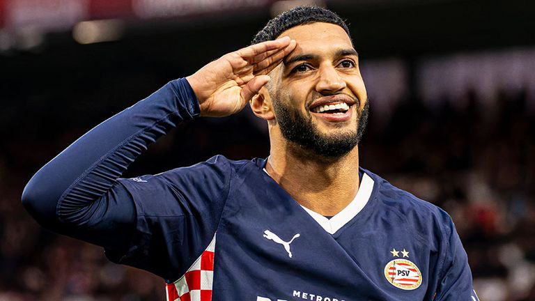 Ismael Saibari macht bei der PSV Eindhoven auf sich aufmerksam.