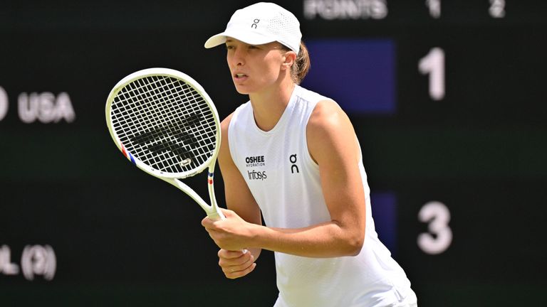 Iga Swiatek zieht in die nächste Wimbledon-Runde ein.