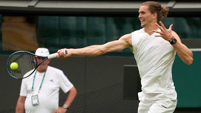 Alexander Zverev geht mit viel Selbstvertrauen ins Wimbledon-Turnier.