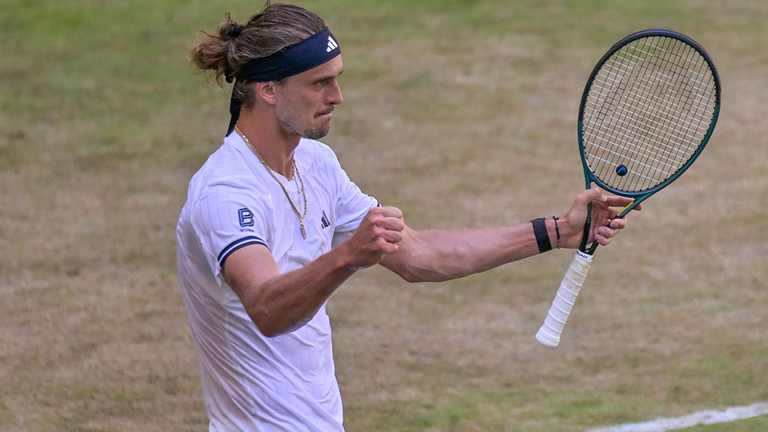 Alexander Zverev trifft heute in der ersten Runde in Wimbledon auf den Belgier Alexander Blockx.