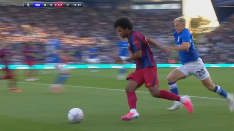 Testspiel zwischen Birmingham City und dem FC Barcelona