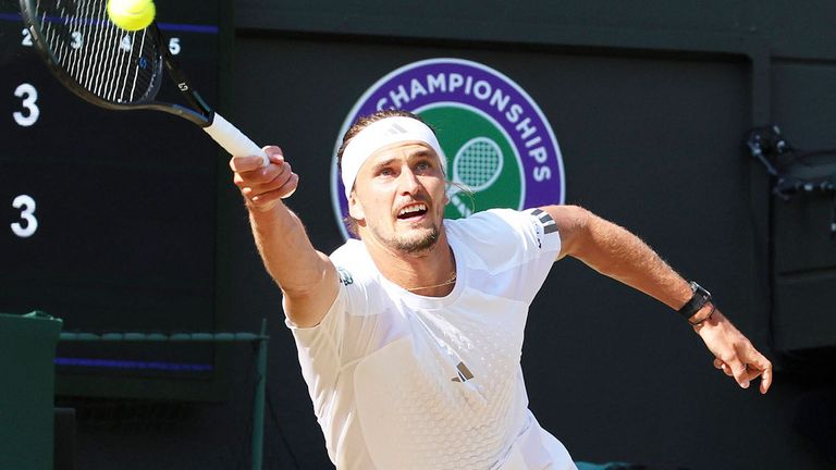 Alexander Zverev steht im Halbfinale von Wimbledon und trifft dort auf Lokalmatodor Arthur Fery.