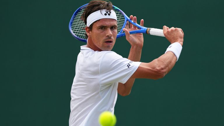 Daniel Altmaier ist in Wimbledon ausgeschieden.