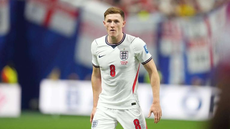Elliot Anderson spielt bei der WM und in der englischen Nationalmannschaft unter Trainer Thomas Tuchel eine tragende Rolle.