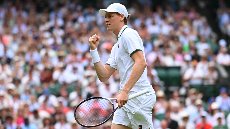 ATP-Weltranglisten Nummer 1 Jannik Sinner trifft heute im Wimbledon auf den Portugiesen Nuno Borges. 