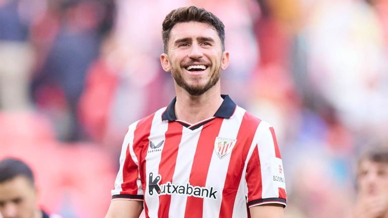 3 Spieler: Atletico Bilbao - Aymeric Laporte (im Bild), Unai Simon, Nico Williams