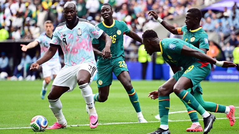 Belgien gegen Senegal bei der WM.