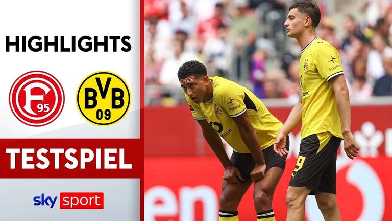 Noch ohne WM-Fahrer, dafür mit etlichen Nachwuchsspielern mit Trikotnummern jenseits der 40 verlor der BVB beim Zweitliga-Absteiger Fortuna Düsseldorf 1:2.