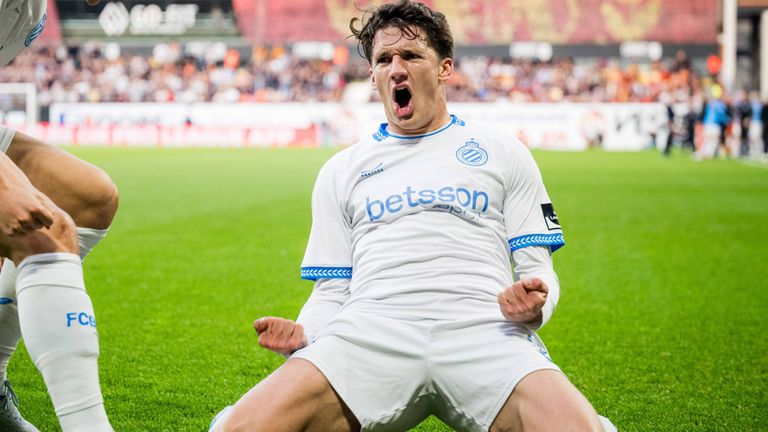 Christos Tzolis wechselt vom FC Brügge zum FC Arsenal.