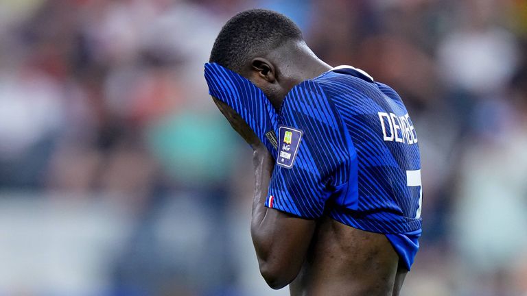 Auch Superstar Ousmane Dembele gelangen gegen Spanien praktisch gar keine Offensivaktionen.