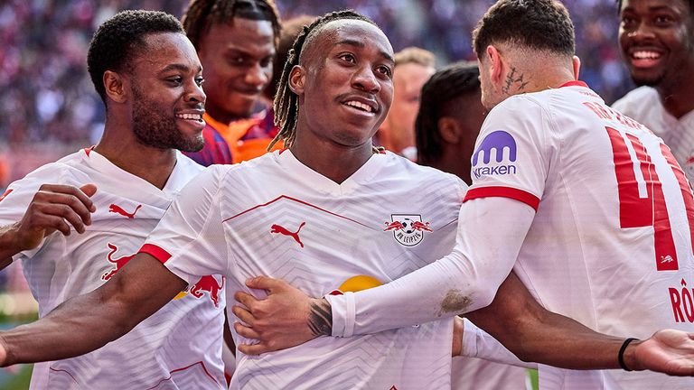 Yan Diomande hat bei RB Leipzig mit teils überragenden Leistungen auf sich aufmerksam gemacht.