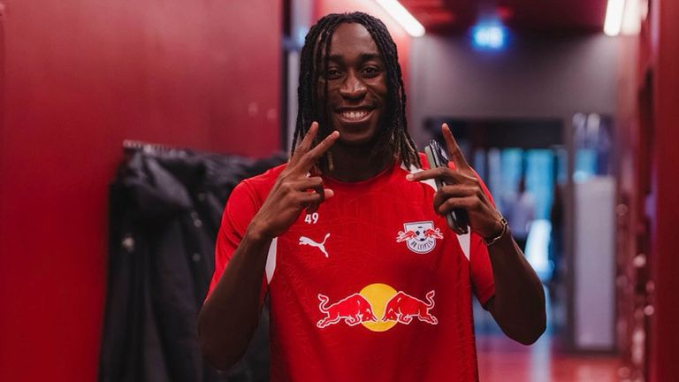 Yan Diomande ist nach der WM zurück bei RB Leipzig. Quelle: RB Leipzig