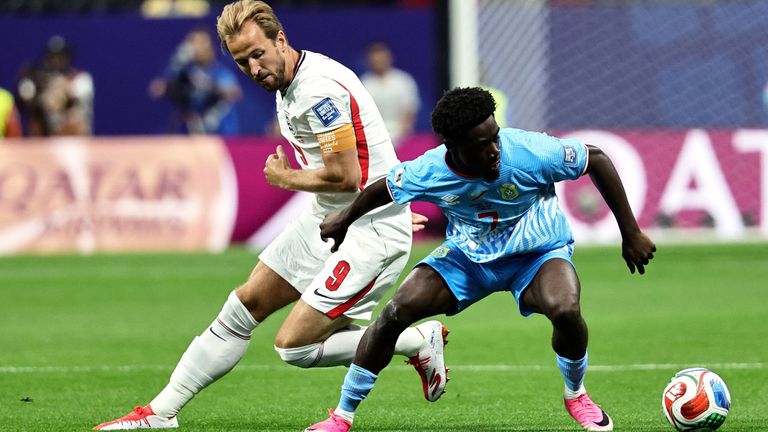 England gegen DR Kongo bei der WM.