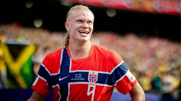 Erling Haaland entwickelte sich mit seinen Norwegen zum Publikumsliebling.