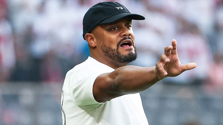 FCB-Coach Vincent Kompany (im Bild) überzeugte Arijon Ibrahimovic vom Verbleib beim FC Bayern.