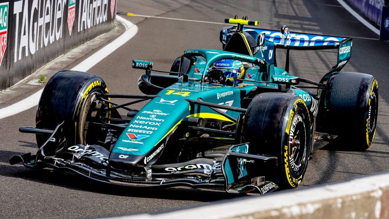 Fernando Alonso (Aston Martin) kassiert in Belgien eine Gridstrafe.