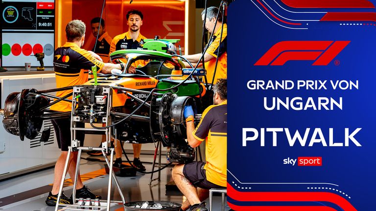 Sky Sport präsentiert den Pitwalk zum Großen Preis von Ungarn. Viel Spaß!