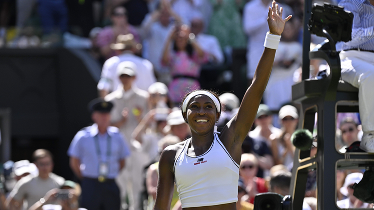 Coco Gauff steht im Halbfinale von Wimbledon. Die US-Amerikanerin trifft dort heute auf die Tschechin Karolina Muchova.