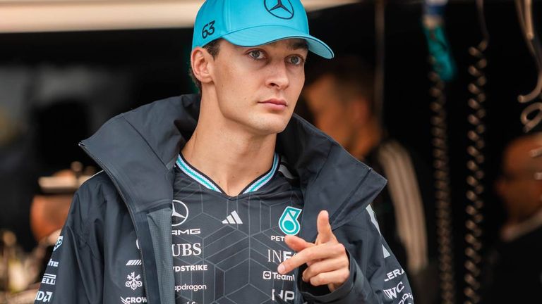George Russell kollidierte beim Grand Prix in Belgien mit Lewis Hamilton.