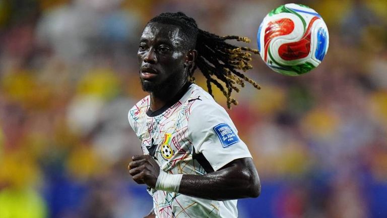 Gideon Mensah lief bei der WM für Ghana auf.