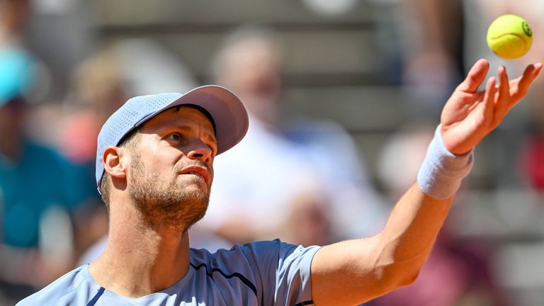 Yannick Hanfmann verpasst das Finale von Kitzbühel.