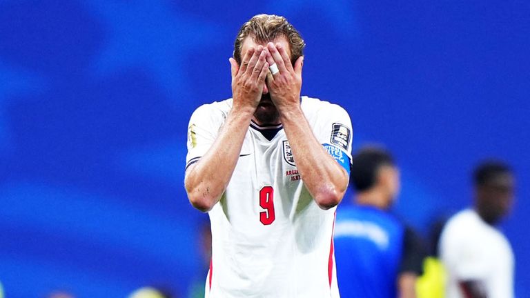 Harry Kane und die englische Nationalmannschaft scheiterten im WM-Halbfinale an Argentinien.