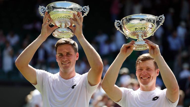 Heliovaara und Patten sichern dich den Titel in Wimbledon.