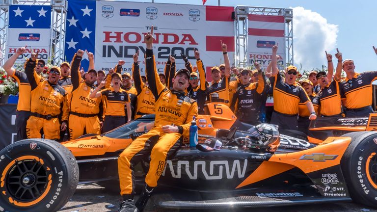 Pato O'Ward feiert seinen ersten Saisonsieg beim Honda Indy 200 at Mid-Ohio. Das nächste Rennen der IndyCar-Serie findet am 19. Juli beim Bo
