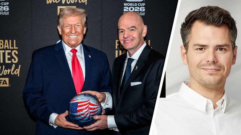 FIFA-Präsident Gianni Infantino (r.) und US-Präsident Donald Trump (l.).
