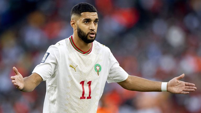 Ismael Saibari kann im WM-Viertelfinale gegen Frankreich nicht für Marokko auflaufen.