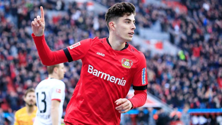 5. KAI HAVERTZ: Wechselte 2020 für 100 Millionen Euro von Bayer Leverkusen zum FC Chelsea. 