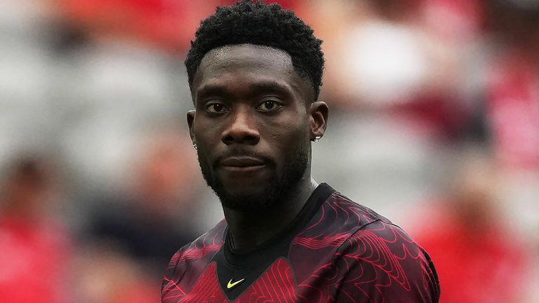 Alphonso Davies kam im Achtelfinale nicht zum Einsatz.