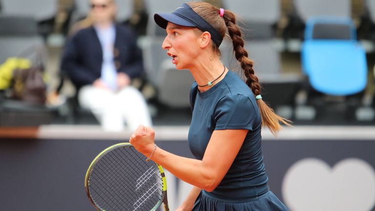 Tamara Korpatsch darf über ihren Einzug ins Halbfinale von Hamburg jubeln.