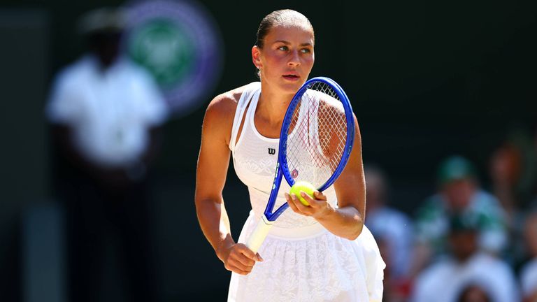 Marta Kostjuk zieht ins Wimbledon-Halbfinale ein.