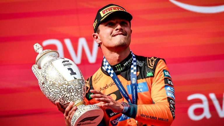 Lando Norris gewinnt den Grand Prix von Ungarn.