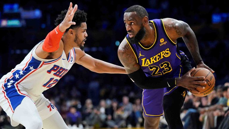 Nach seinem Abschied von den Los Angeles Lakers spielt LeBron James künftig für die Philadelphia 76ers.