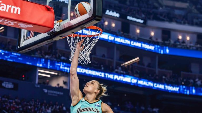 Leonie Fiebich spielt seit 2024 bei New York Liberty.