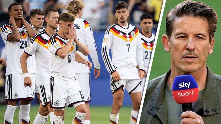 Sky Sport Moderator Michael Leopold (r.) plädiert nach dem deutschen WM-Fiasko für mehr Sachlichkeit in der Debatte.