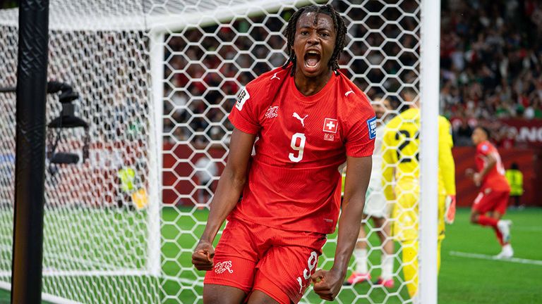 Johan Manzambi spielt aktuell mit der Schweiz eine starke WM.