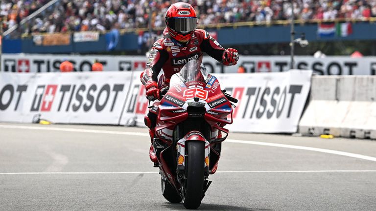 Marc Marquez hat sich den Spitznamen "Sachsenking" erarbeitet.