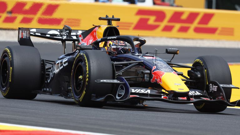 Max Verstappen (Red Bull) in Belgien.