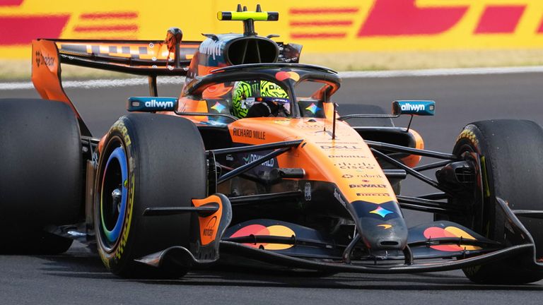 Lando Norris (McLaren) in Ungarn.