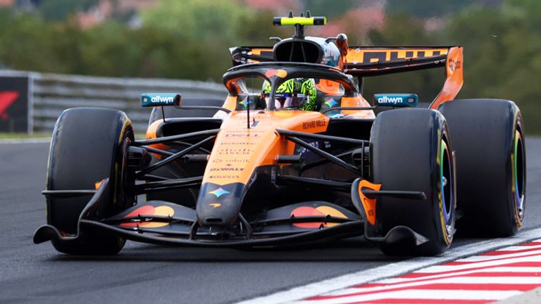 Lando Norris (McLaren) in Ungarn.