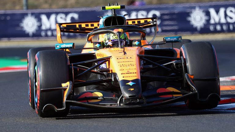 Lando Norris (McLaren) in Ungarn.