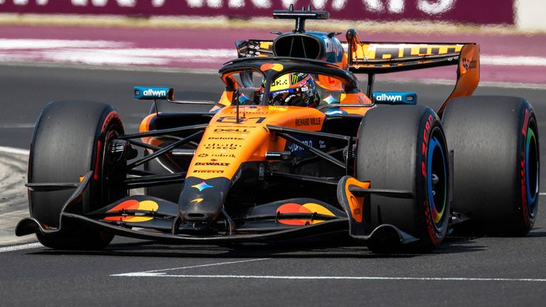 Oscar Piastri (McLaren) in Ungarn.