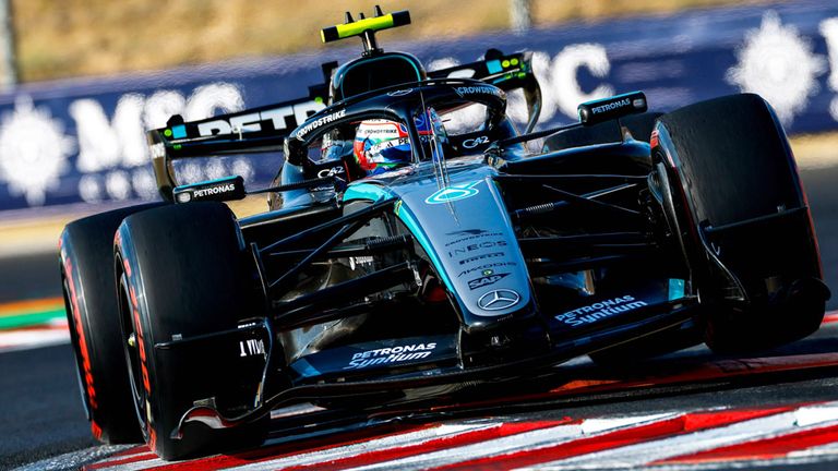 Kimi Antonelli (Mercedes) in Ungarn.